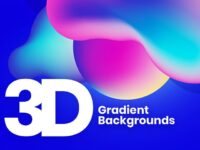 3D Gradient Backgrounds