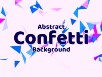 Abstract Confetti Background