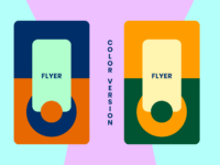 Flat Looking Flyer Design
