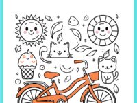 🍊✨ Best Printable Orange Coloring Page for Kids, Teachers, and Parents 🍊✨