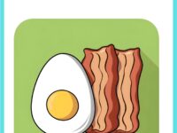 🍳🥓✨ Best Printable Eggs and Bacon Coloring Page for Kids, Teachers, and Parents 🍳🥓✨