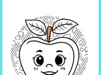 🍎✨ Best Printable Apple Coloring Page for Kids, Teachers, and Parents 🍎✨