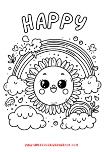 Printable Coloring Page – For Everyone
