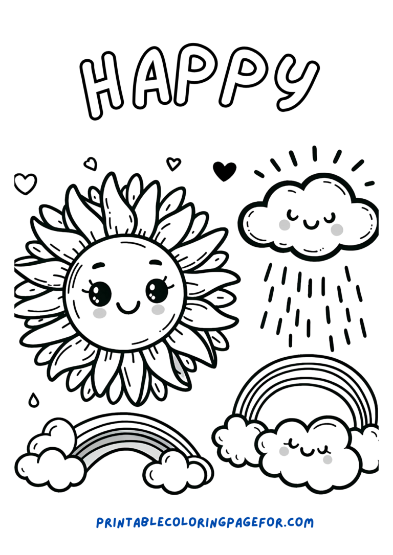 Printable Coloring Page – For Everyone