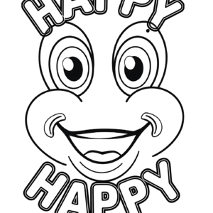 🎉 Best Happy Coloring Pages for Kids, Parents, and Teachers 🌟🖍️