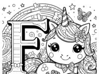 🅵🤗 Best "F" for Friend Coloring Page for Kids 🌟🖍️