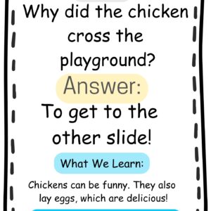🐔✨ Fun Chicken Joke and Learning Printable for Kids, Teachers, and Parents