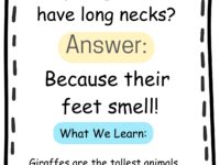 🦒✨ Funny Giraffe Joke and Learning Printable for Kids, Teachers, and Parents