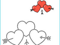 ❤️ Heart Coloring Page | Printable Love-Themed Activity (US Letter 8.5x11 PDF)