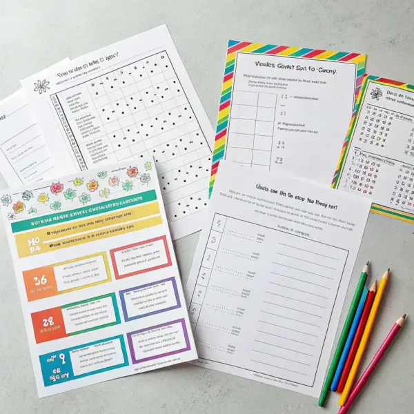 Elementary Math Practice Sheets
